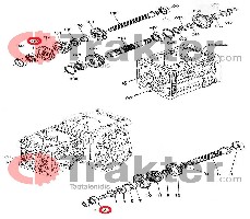 CUSCINETTO PRIMA O QUARTA ALBERO CAMBIO ORIGINAL KUBOTA 08101-06303