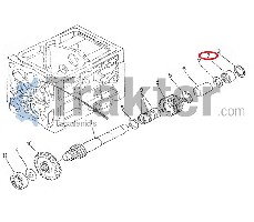 CUSCINETTO SECONDO ALBERO CAMBIO ORIGINAL KUBOTA 08852-03015