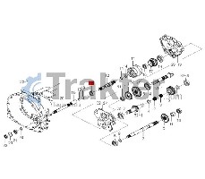 CUSCINETTO ASSE 4X4 ORIGINALE ISEKI V600-110-620-50