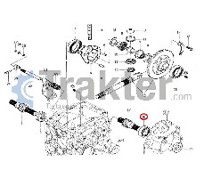 BREMSACHSENLAGER ORIGINAL ISEKI V600-110-620-60