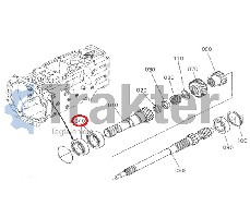 ALBERO ELICA SECONDO DISCO CUSCINETTO 08101-06008 OEM