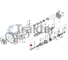 CUSCINETTO ASSE INVERSO ORIGINALE ISEKI V600-110-620-50