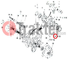 EJES DE COJINETES PTO DE ENTRADA 08101-06009 OEM