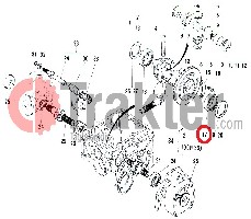 KUGELLAGER PTO-WELLE INNEN 08101-06009 OEM