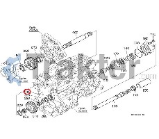 CUSCINETTO ALBERO PTO ORIGINAL KUBOTA 08101-06206