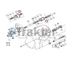 EJE DE RODAMIENTO PTO KUBOTA ORIGINAL 08822-83327