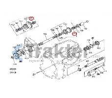 CUSCINETTO ALBERO PTO ORIGINAL KUBOTA 08822-83327