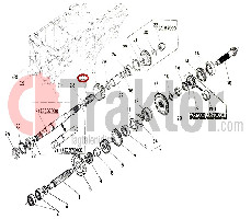 ΡΟΥΛΕΜΑΝ ΑΞΟΝΑ ΣΑΣΜΑΝ 4X4 ΜΑΚΑΡΩΝΟΤΟ ORIGINAL KUBOTA 08822-22611 08822-22613