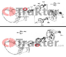 RODAMIENTO DE EJES DE CAJA DE CAMBIOS KUBOTA ORIGINAL 08101-06303