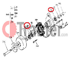 BEARING MAGNETO 15531-74180 OEM