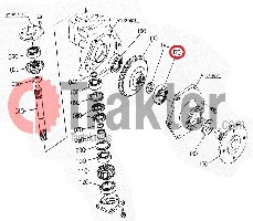 CUSCINETTO RUOTA ANTERIORE ALBERO ESTERNA 08101-06206 OEM