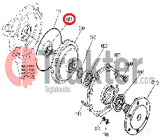 KUGELLAGER VORDERRAD INNEN 08101-06207 08181-06207 70030-35029 70060-03352 T2050-23460 OEM