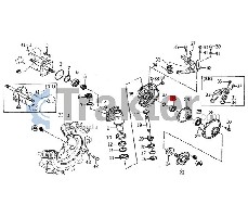 LAGER VORDERRAD ORIGINAL ISEKI V600-110-620-50