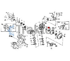 COJINETE RUEDA DELANTERA ORIGINAL ISEKI V600-110-620-50