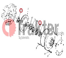 CUSCINETTO RUOTA ANTERIORE SET 08101-06206 08101-06207 OEM