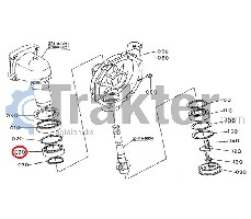 CUSCINETTO RUOTA ANTERIORE 2nd 08101-06910 OEM