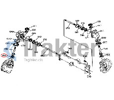 KUGELLAGER GELENKWELLE DIFFERENTIAL VORN ORIGINAL KUBOTA 08101-06304