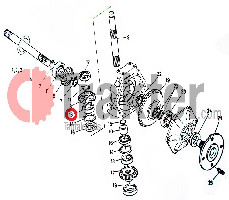 RUEDA DE RODAMIENTO A LA PARTE INFERIOR 08101-06009 OEM