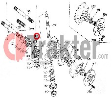 KUGELLAGER GELENKWELLE OBEN ORIGINAL KUBOTA 08101-06303