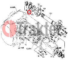 COJINETE DE EJE POSTERIOR 08101-06212 OEM