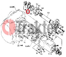 CUSCINETTO ALBERO POSTERIORE 08101-06212 OEM