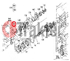 CUSCINETTO SCATOLA FRIZIONE CAMBIO ORIGINAL KUBOTA 08101-06303