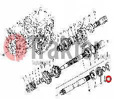 COPERCHIO CUSCINETTO PTO 08101-06303 PL501-12150 T2050-23470 OEM