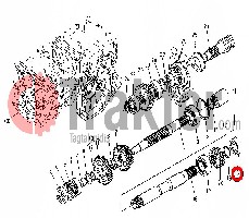 KUGELLAGER PTO-DECKEL UNTEN 08101-06303 PL501-12150 T2050-23470 OEM