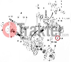 CUSCINETTO INGRANAGGIO CONICO DIFFERENZIALEΕ GRUPPO 7C405-55220 OEM