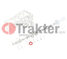 SHAFT PROPELLER BEARING 1st ORIGINAL KUBOTA 08821-62010