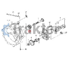 SHAFT PROPELLER BEARING HOUSING FLYWHEEL V607-110-630-50 OEM