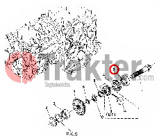 ΡΟΥΛΕΜΑΝ ΠΗΝΙΟΥ ΑΞΟΝΑ ΔΙΑΦΟΡΙΚΟΥ ORIGINAL KUBOTA 38450-21980 37230-26740