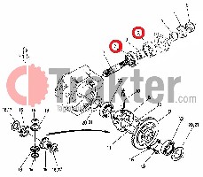 CUSCINETTO BOBINA ORIGINAL KUBOTA 08101-06305