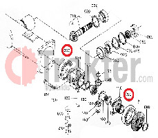 GRUPO DE COJINETE DIFERENCIAL FRONTAL 4X4 08101-06011 08131-06011 OEM