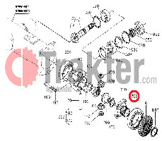 KUGELLAGER PLANETENGETRIEBE VORN 4X4 ORIGINAL KUBOTA 08101-06011 08131-06011