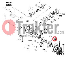 KUGELLAGER PLANETENGETRIEBE VORN 4X4 ORIGINAL KUBOTA 08101-06011 08131-06011