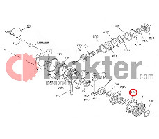 ΡΟΥΛΕΜΑΝ ΠΛΑΝΗΤΙΚΟΥ ΕΜΠΡΟΣ ΔΙΑΦΟΡΙΚΟΥ ORIGINAL KUBOTA 08101-06212