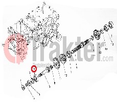 CUSCINETTO 1o ALBERO CAMBIO ORIGINAL KUBOTA 08101-06304