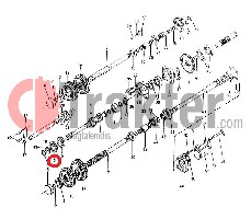 CUSCINETTO ALBERO DI TRASMISSIONE RUOTA ANTERIORE 08151-06305 OEM