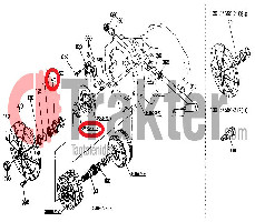 KUPPLUNGSLAGER ORIGINAL KUBOTA 34550-21160