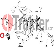 KUPPLUNGSLAGER ORIGINAL KUBOTA 6a320-13210