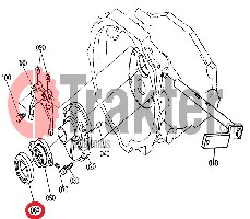 KUPPLUNGSLAGER ORIGINAL KUBOTA ta040-20700 3c001-26350 tc650-26350