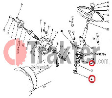 BEARING STEERING WHEEL ORIGINAL KUBOTA 66811-41140