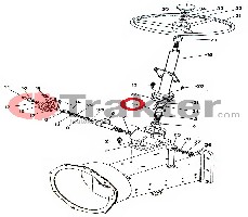 CUSCINETTO VOLANTE LATO SUPERIORE ORIGINAL KUBOTA 66591-41140 66591-41141