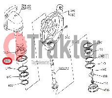 KUGELLAGER RAD GELENKWELLE ORIGINAL KUBOTA 08101-06911