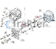 GETRIEBEWELLE MUFFE ORIGINAL KUBOTA 6A700-13660