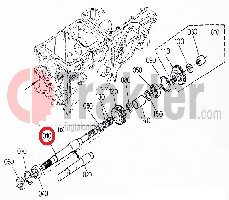 ALBERO RETROMARCIA 4X4 ORIGINAL KUBOTA 67321-14810