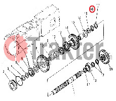 CAMBIO COLLARE DISTANZIATORE ORIGINAL KUBOTA 31351-25230