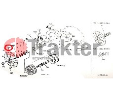 SCATOLA CAMBIO COPERCHIO ORIGINAL KUBOTA 34550-21055 34550-21050