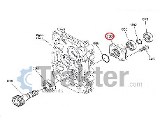 SCATOLA CAMBIO PERNO DI BIELLA CUSCINETTO GUIDA ORIGINAL KUBOTA 6A610-12310